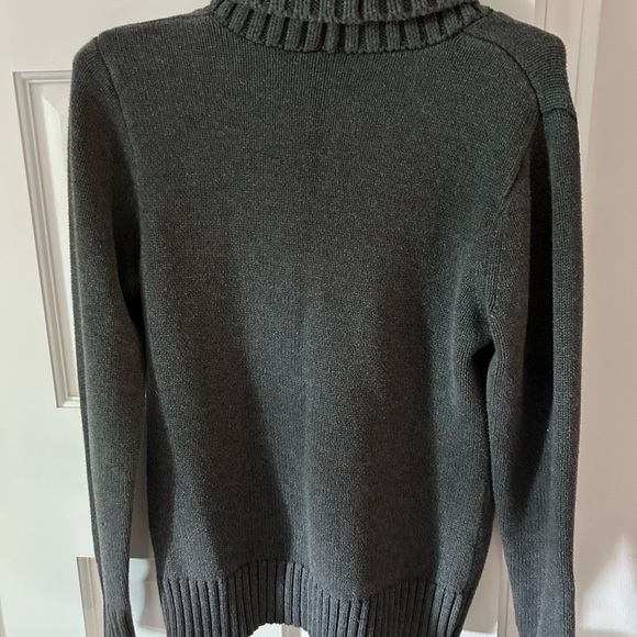 Ralph Lauren Women's Khaki Green Cowl Neck Sweater - Picture 5 of 7